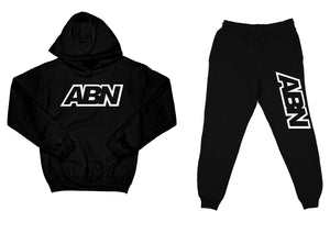 ABN "Top and Bottom" Black SweatSuit