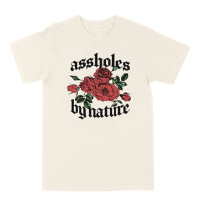 Assholes By Nature Roses "Cream" Tee
