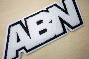Chenille ABN Logo "Black" Hoodie